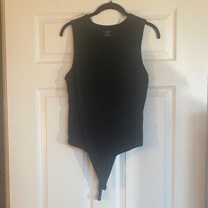 nuuds Black Sleeveless Bodysuit